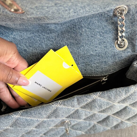 Marc Jacobs The Quilted Denim Dual Convertible Shoulder Bag - Picture 3 of 3